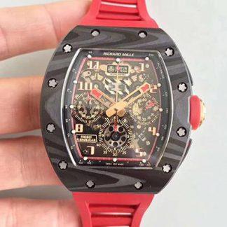 Richard Mille RM011 Red Strap | UK Replica - 1:1 best edition replica watches store,high quality fake watches