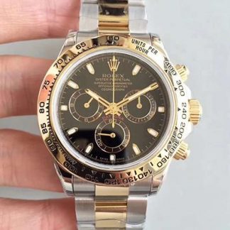 Rolex 116503 Black Dial Gold Wrapped | UK Replica - 1:1 best edition replica watches store,high quality fake watches