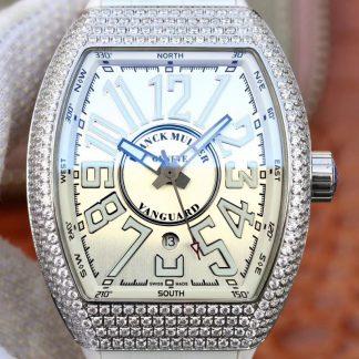 Replica Franck Muller V45.SC.DT.D.NBR.CD.5N.NR Silver Dial | UK Replica - 1:1 best edition replica watches store,high quality fake watches