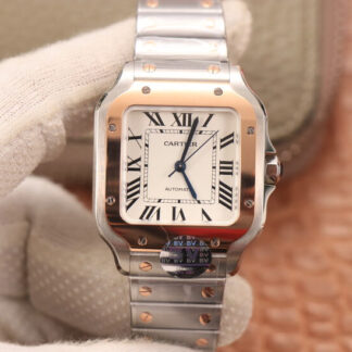 Cartier W2SA0007 Gold Bezel White Dial | UK Replica - 1:1 best edition replica watches store, high quality fake watches
