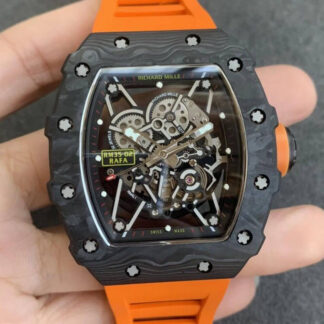 Richard Mille RM35-02 Orange Strap | UK Replica - 1:1 best edition replica watches store, high quality fake watches