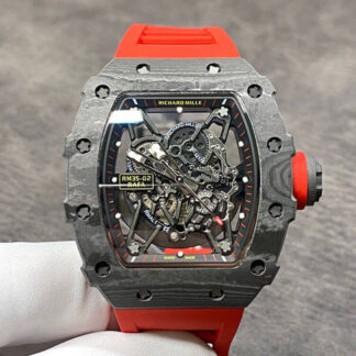 Richard Mille RM35-02 Red Strap | UK Replica - 1:1 best edition replica watches store, high quality fake watches