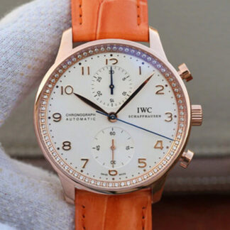 IWC Portuguese Orange Strap | UK Replica - 1:1 best edition replica watches store, high quality fake watches