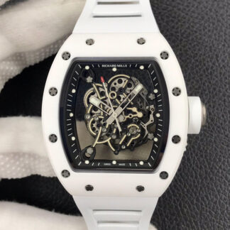 Richard Mille RM055 ZF Factory White Ceramic | UK Replica - 1:1 best edition replica watches store, high quality fake watches